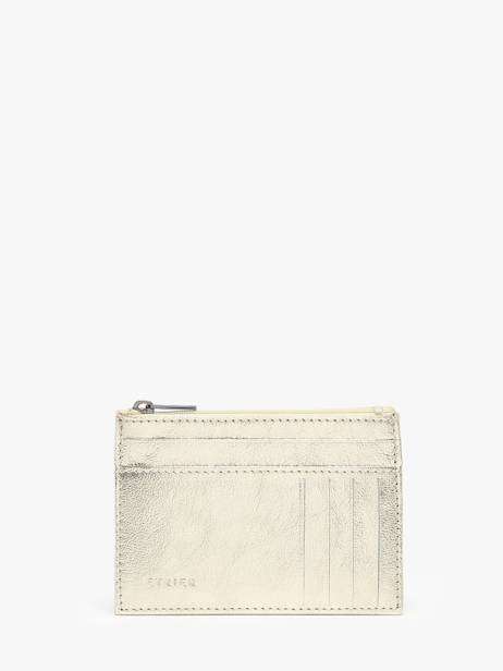 Porte-cartes Etincelle Irisée Cuir Etrier Or etincelle irisee EETI5004