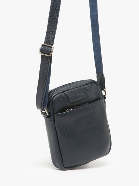 Leather Flandres Crossbody Bag Etrier Blue flandres EFLA729S other view 2